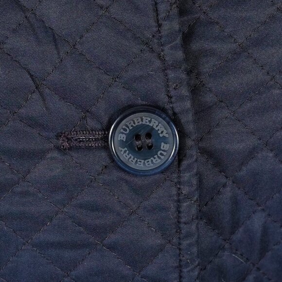 Burberry London Redcliff XS jacket coat quilted nova check lining navy - Picture 11 of 16